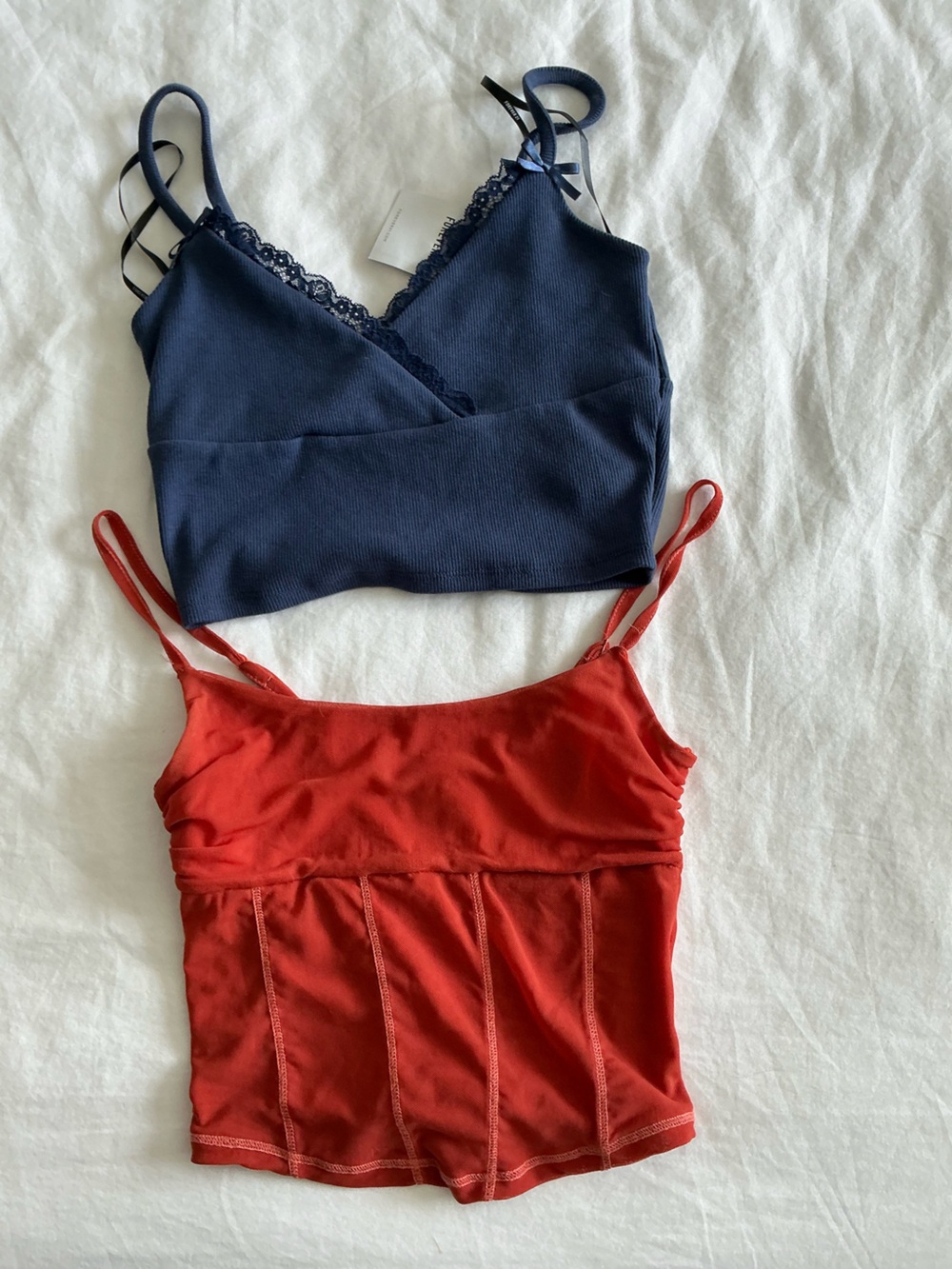Bundle of Assorted Cropped Tank Tops Tees x 5 XS-M - Picture 11 of 13